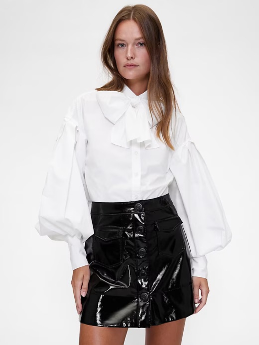 Gap Studio Bow Blouse